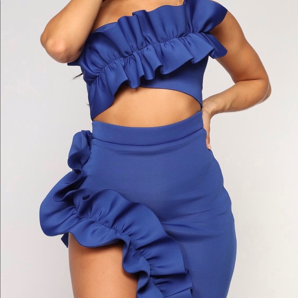 Fashion Nova Dresses & Skirts - 💙NWT💙 Fashion Nova Skirt Set